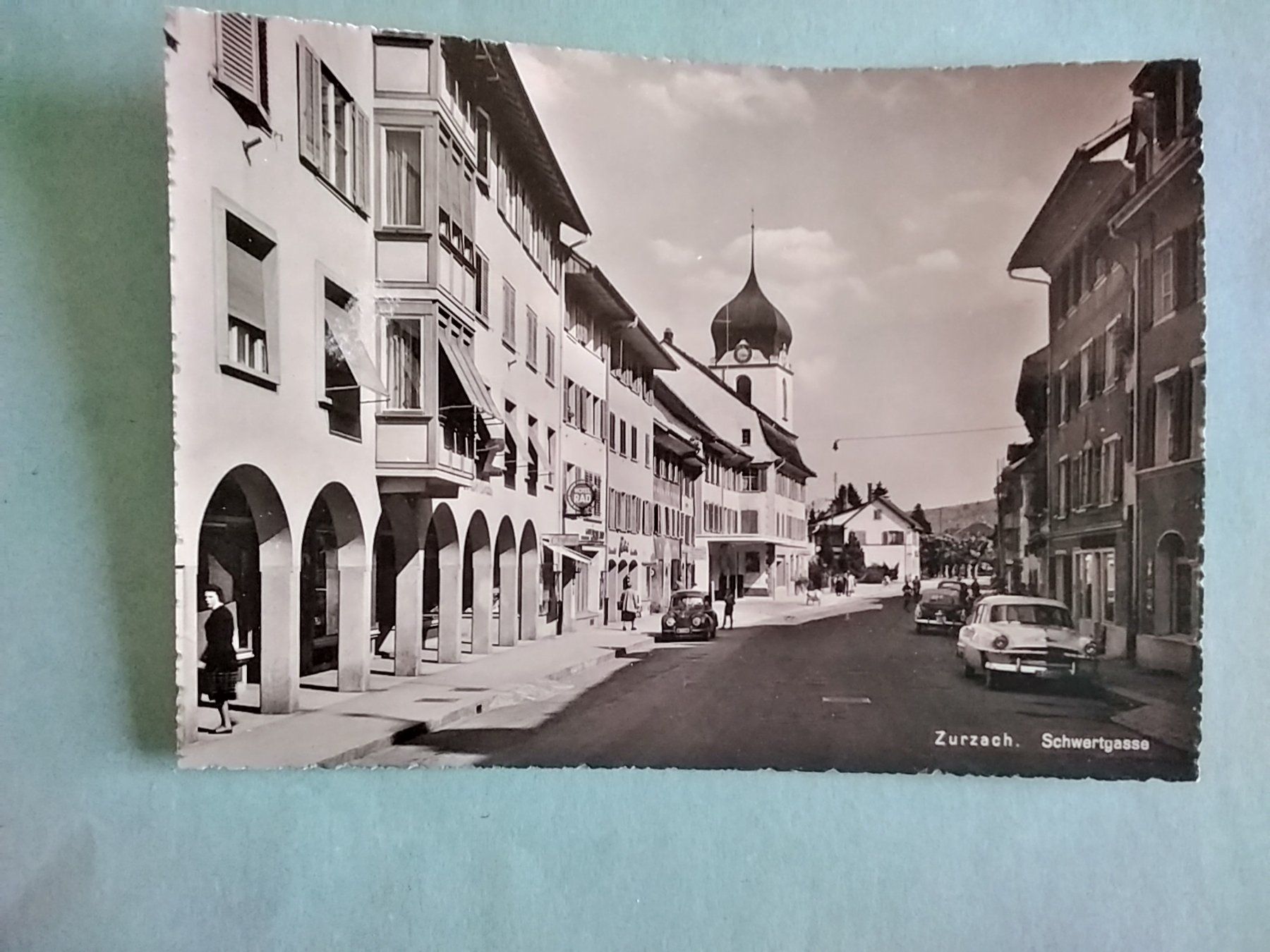 Cartes postales: Zurzach Schwertgasse Oldtimer – D'occasion à Appenzell par lama19