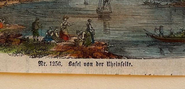 Incisioni: Basel Stich koloriert – Usato da Bözberg venduto da JRose19 2