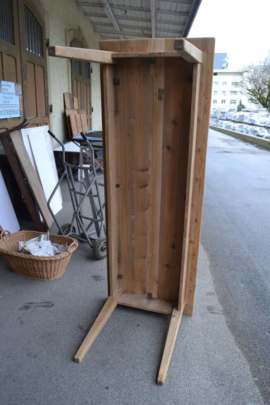 Tavoli: Antiker Biedermeier Tannentisch – Usato da Wil SG venduto da Athi 9