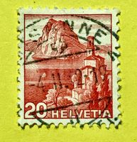 Nr.215  San Salvatore GESTEMPELT 1938  Siehe Original Fotos.