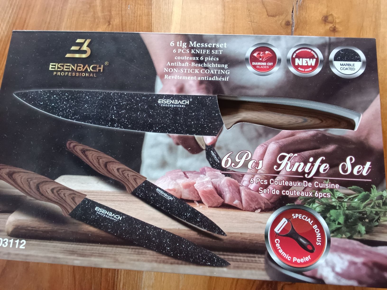 Coltelli: Eisenbach Messer Set – Nuovo e nell'imballaggio originale da Bonaduz venduto da Schnueff0