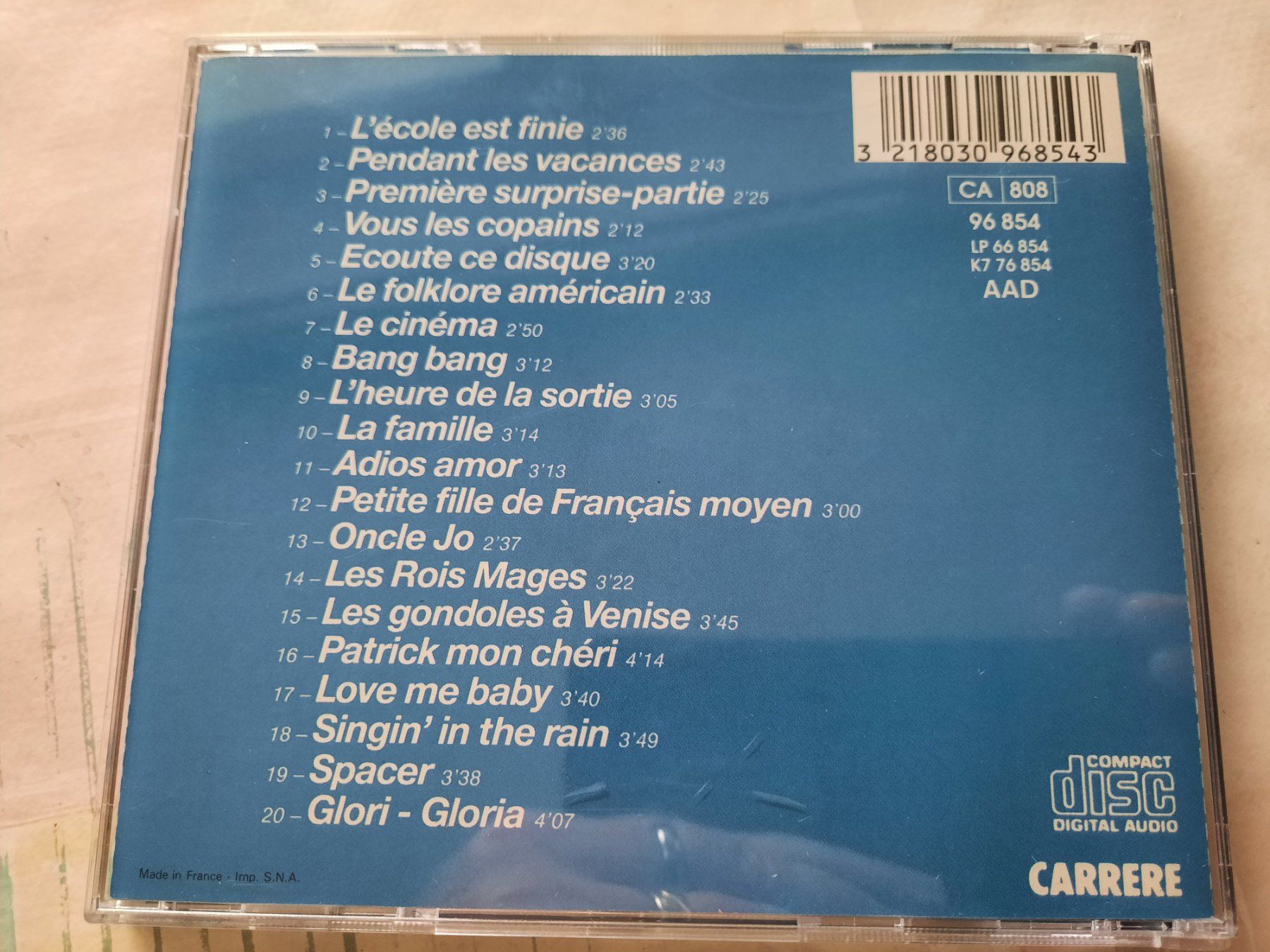 CD: Cd Les plus grands succès de Sheila – Usato da Pully venduto da bro_n52j 1