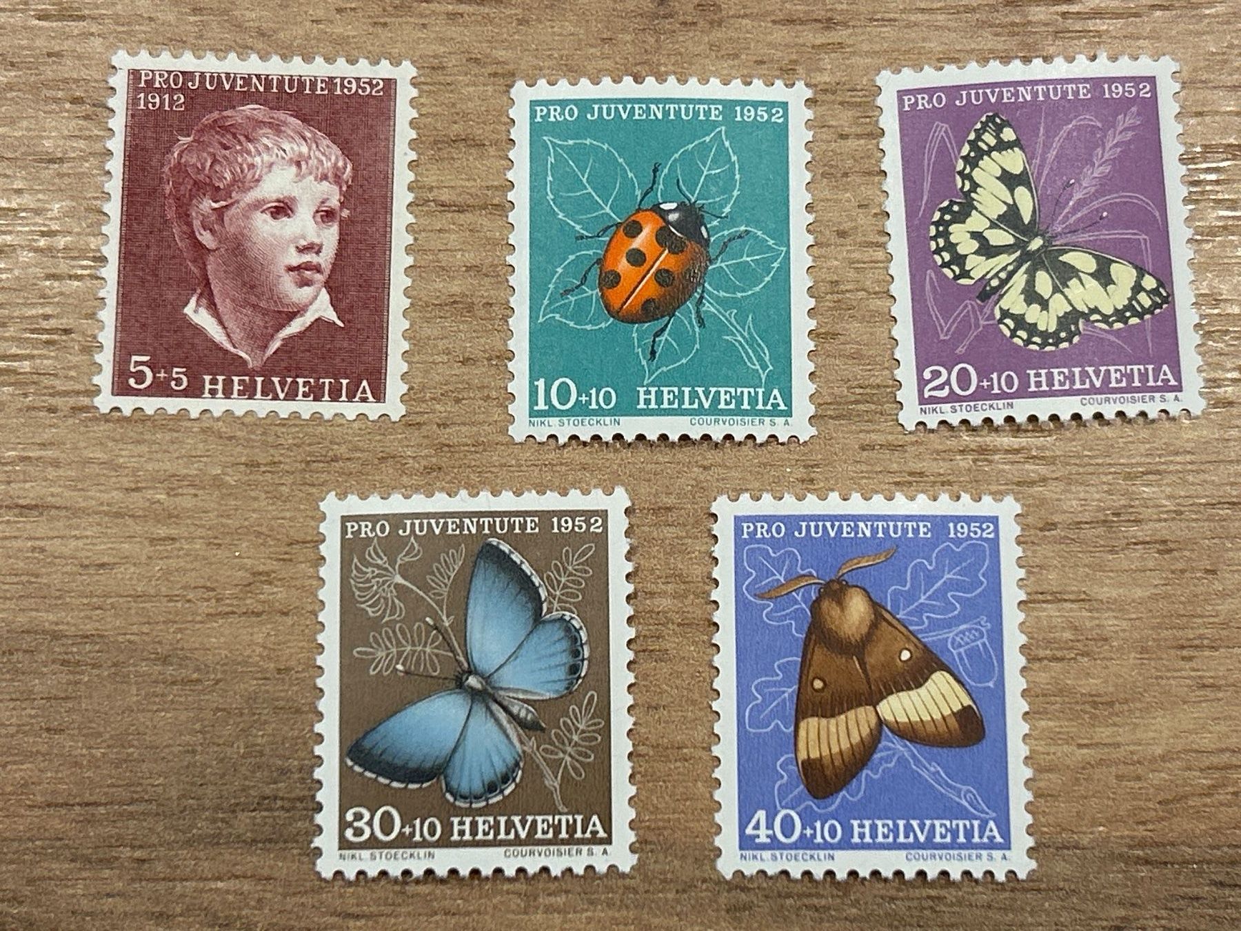 Tutti i francobolli: Briefmarke - Schweiz - Pro Juventute 1952- postfrisch – Nuovo (secondo la descrizione) da Villnachern venduto da RicardoMary