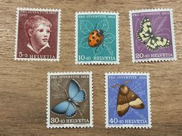 Briefmarke - Schweiz - Pro Juventute 1952- postfrisch