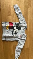 Grauer Mickey Mouse Pullover, Grösse 86 - Top Zustand!