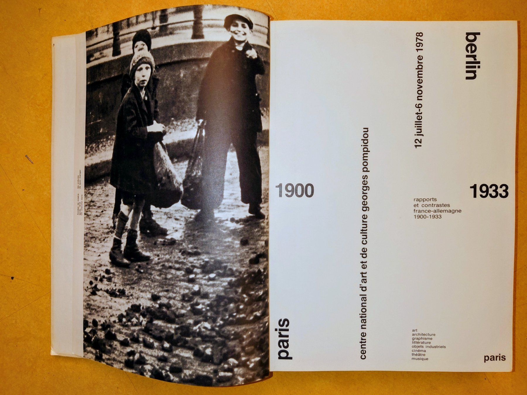 Libri: Paris - Berlin: 1900-1933. Centre Georges Pompidou. EA 1978 – Usato da Zürich venduto da Simple23 2