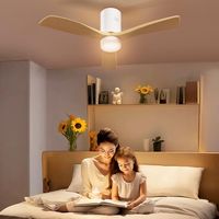 Deckenventilator 117cm Hellbraun