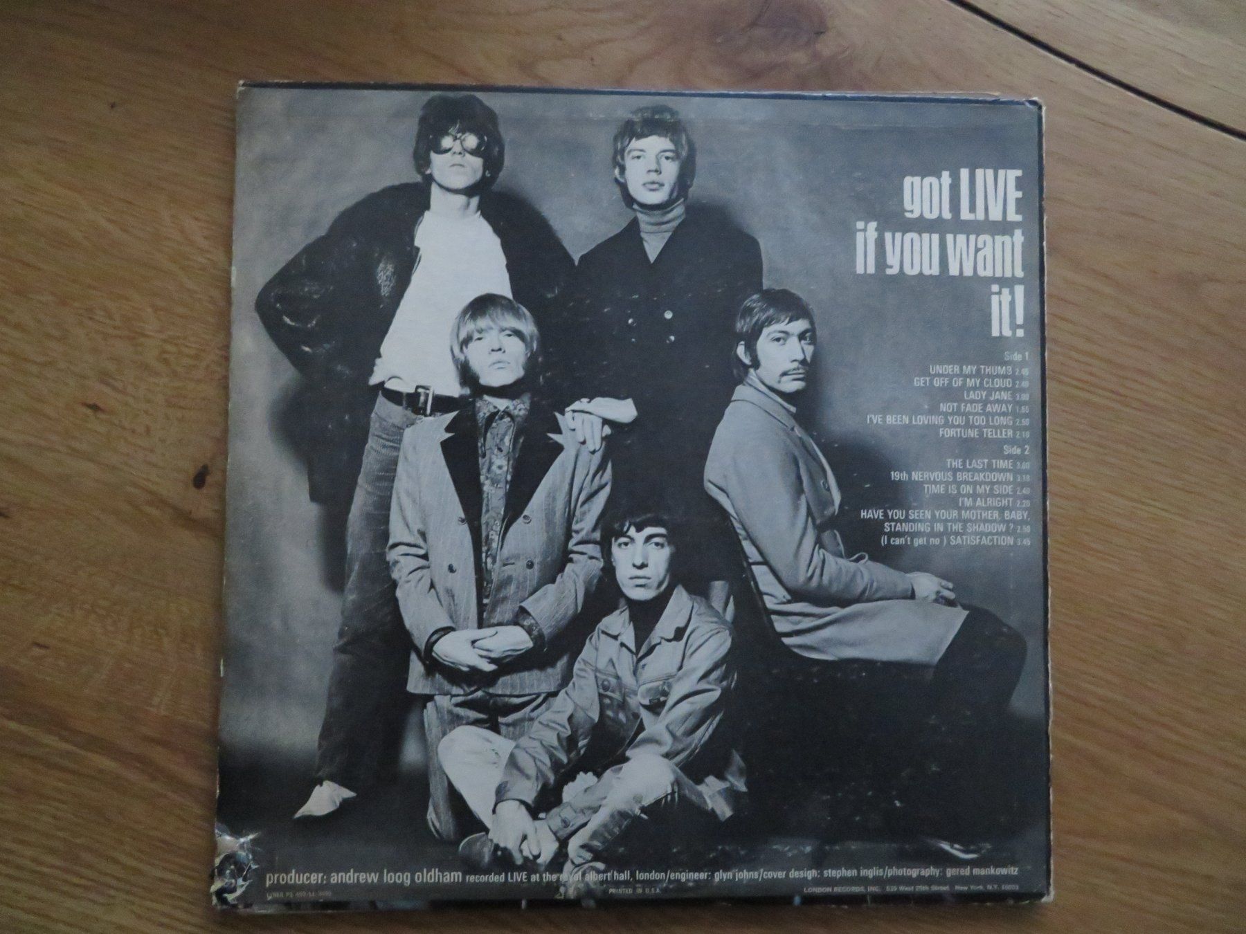 Vinyles: ROLLING STONES GOT LIVE IF YOU WANT IT – D'occasion à Zürich par max_cp5f 1