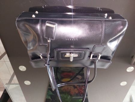 LOREDI Handtasche aus Leder, Schwarz - Guter Zustand!