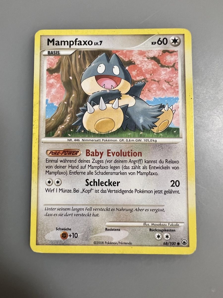 Pokémon Cartes à collectionner: Mampfaxo – D'occasion à Muttenz par Michugee97