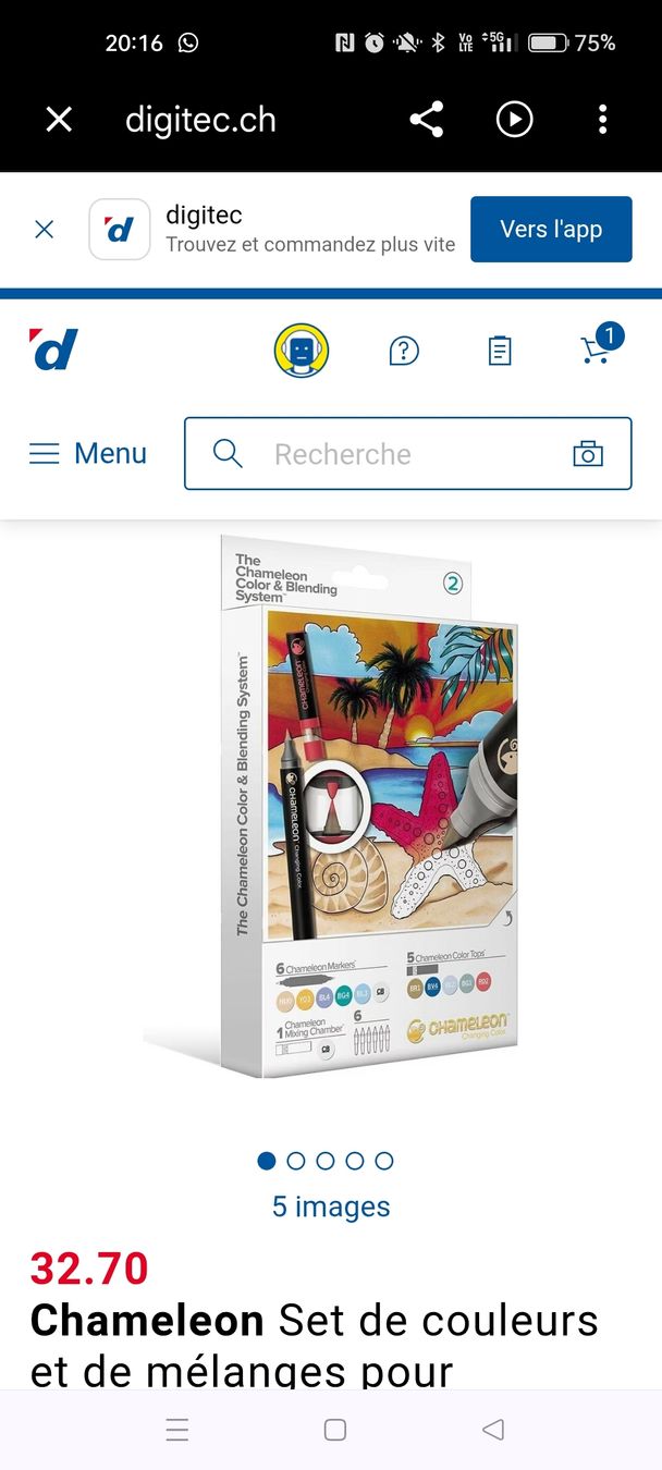 Stifte & Marker: 2 lots de marqueurs à l'alcool CHAMELEON – Neu und originalverpackt aus Morges von Naydeimy1731 3