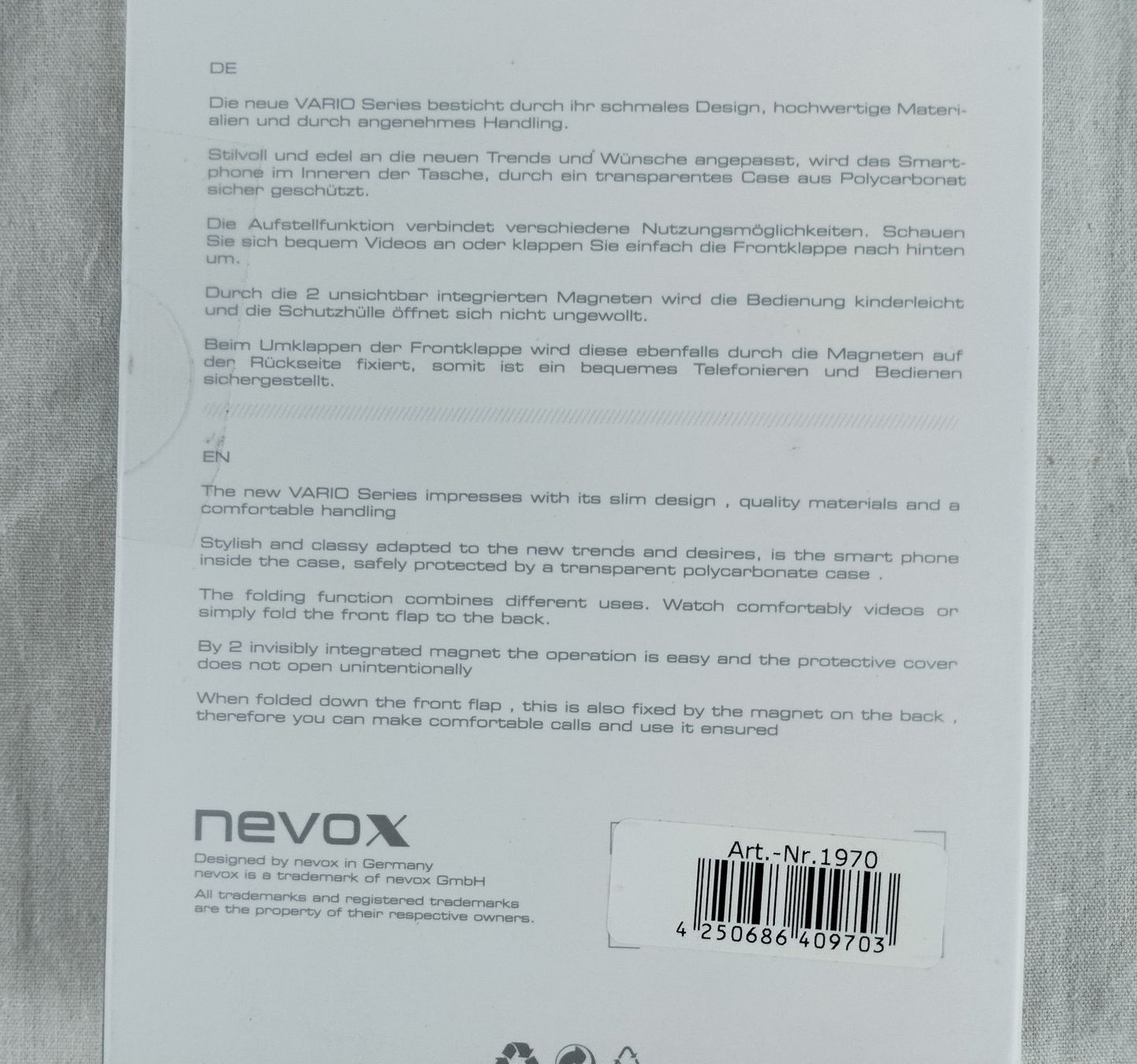 Apple Coques & Protection écran: NEVOX Case Iphone 13 / 6.1 Zoll – Neuf (Voir description) à Schübelbach par Restwert_Schubelbach 3