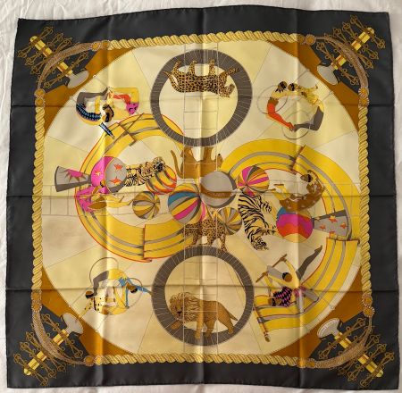 Carré Foulard Hermès 90x90 100% soie