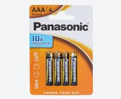 4x PANASONIC Alkaline-Batterien LR03 / AAA 1,5V (NEU)