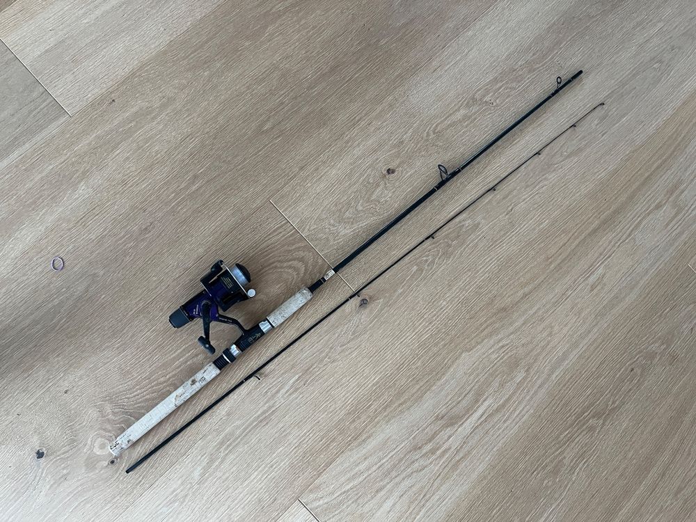 2catch-tackle Felchenrute Lessi F1 - 2,40m Renkenrute Mit Schraubrollenhalter | Leichte Kohlefaser Rute Fürs Felchenangeln