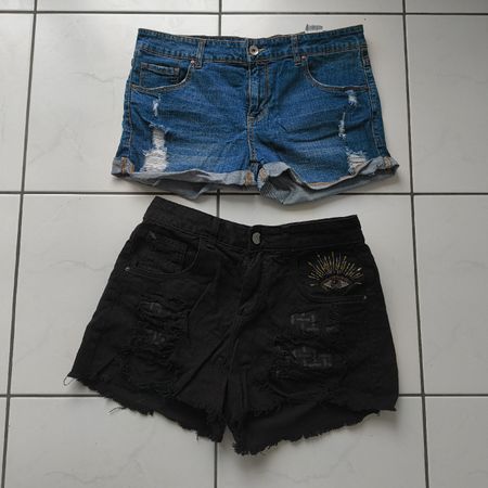 2 Jeans Shorts,Top Zustand