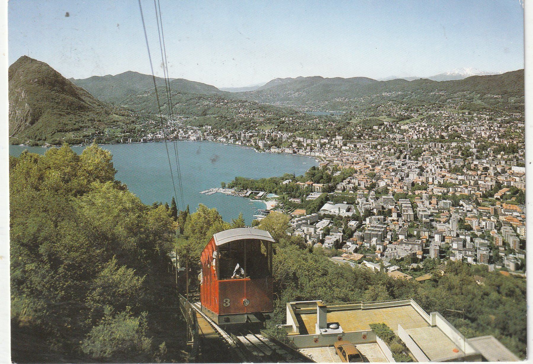 Cartes postales: Bahn Lugano - Monte Bre – D'occasion à Lumbrein par made02