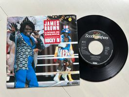 JAMES BROWN tolle Single Living in America Hit Rocky IV Top