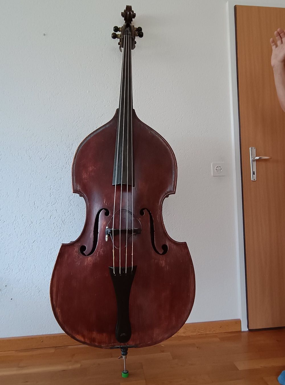 Musikinstrumente: Kontrabass mit Tonabnehmer – Gebraucht aus Steinhausen von Hirte