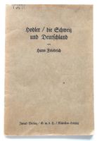 RAR Ferdinand Hodler Schweiz und Deutschland Hans Friedrich