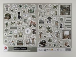 🌿✨ Embossed Stickers Set | NEU! 🌟