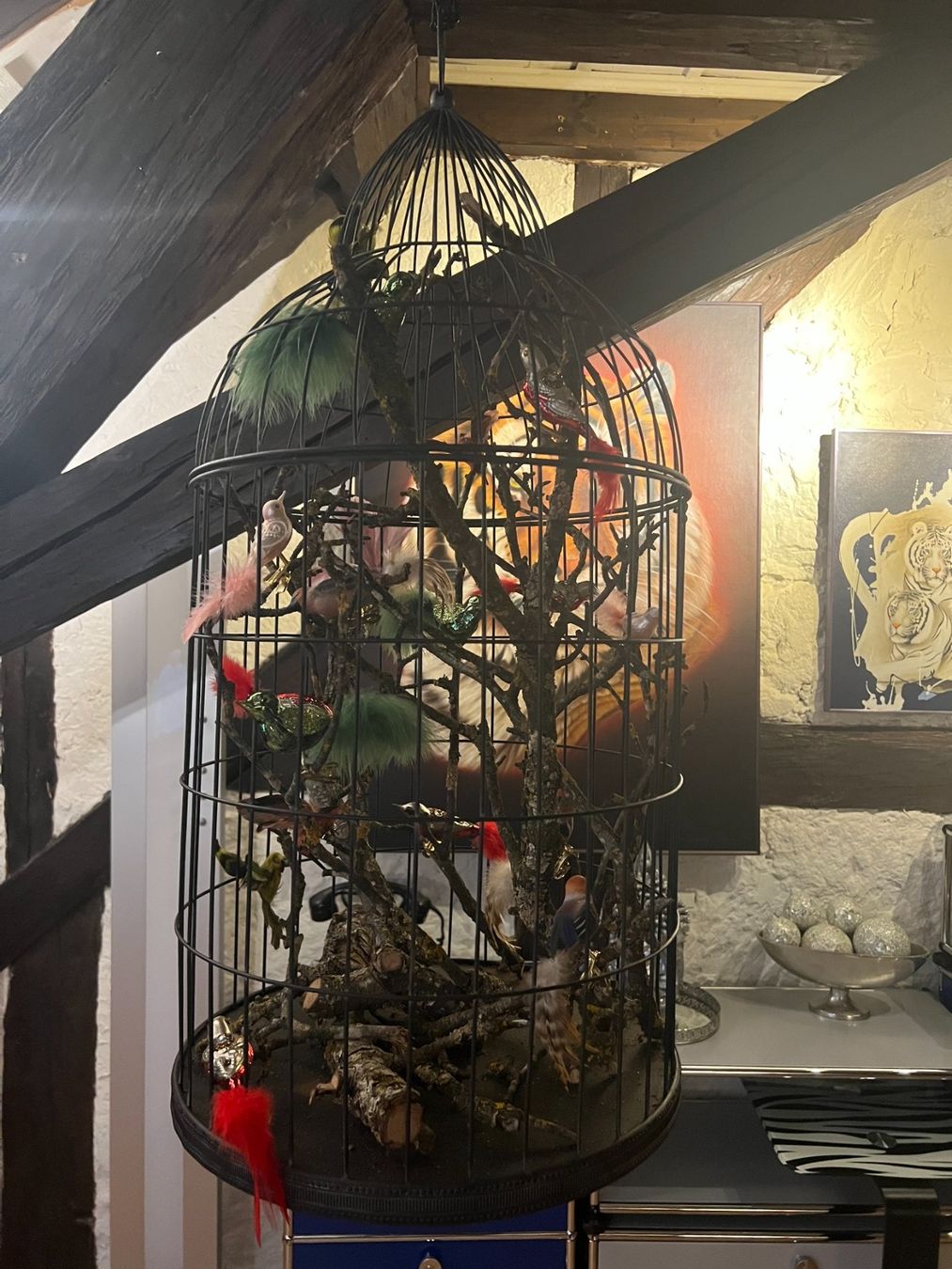Tutte le decorazioni: Vogelkäfig als  Deko – Nuovo (secondo la descrizione) da Burgdorf venduto da Vida6 2