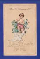 ENFANT - Colombe et fleurs - Meilleurs souhaits