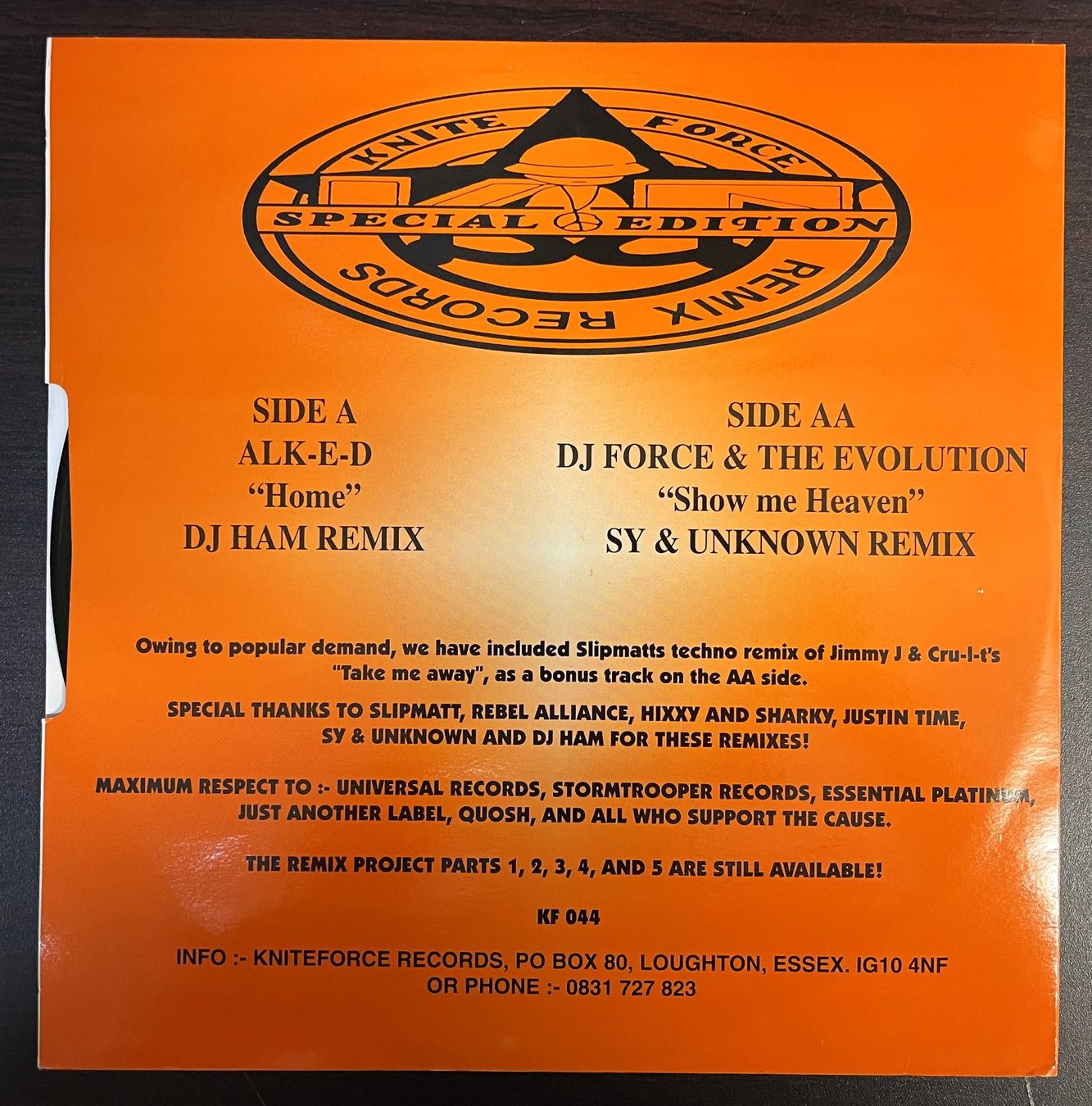 Schallplatten: Alk-E-D / DJ Force & The Evolution / Jimmy J & Cru-L-T  Viny – Gebraucht aus Oftringen von vuc_frq6 1
