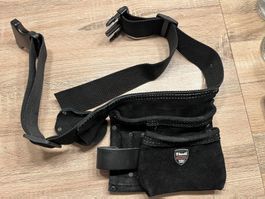 KWB Werkzeuggürtel Leder schwarz neuwertig