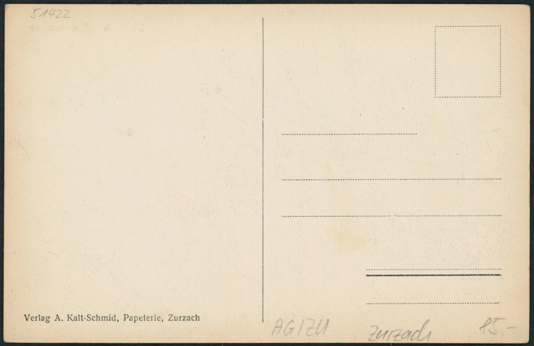 Cartoline postali: AG Zurzach – Nuovo (secondo la descrizione) da Schindellegi venduto da masutka7 1