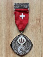 Original Feldschiessen Medaille SASB 1992 mit Waage, Rarität
