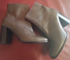 Stiefeletten Leder Aussen+Innen / Gr. 36 made in Italy NEU