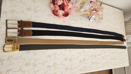 4 Gürtel Herren Herrengürtel Länge 100 cm