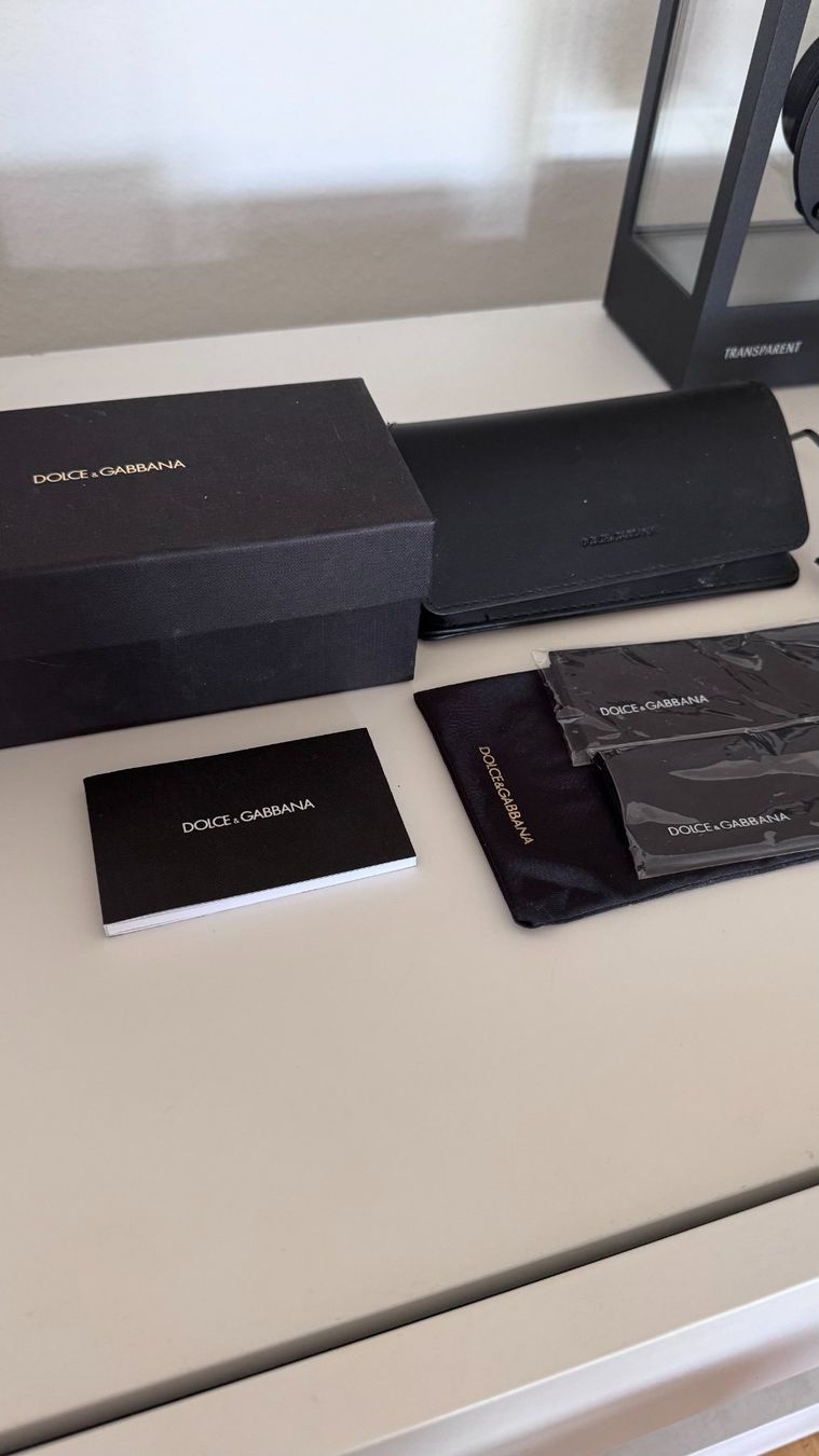 Dolce & Gabbana Brillen & Gläser: Dolce & Gabbana DG 2221 - 110687 Matte Black – Neu und originalverpackt aus Lausanne von ipanema23 7