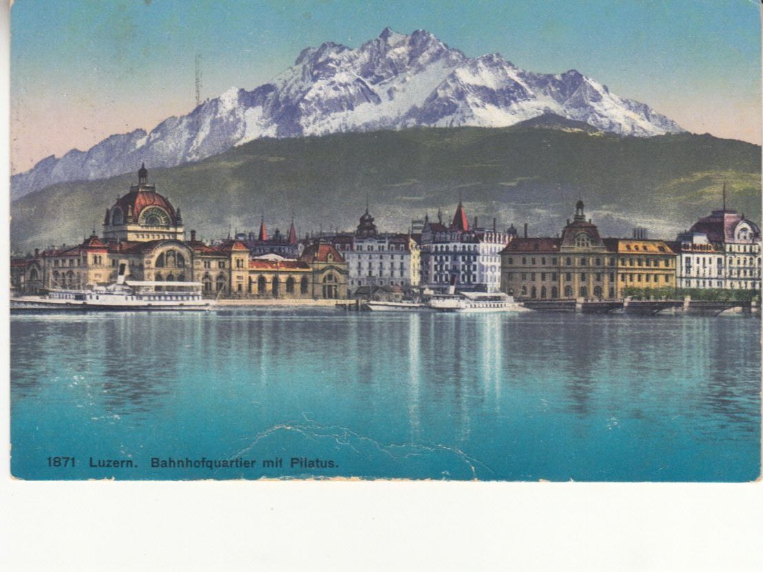Ansichtskarten: Luzern 1920 – Gebraucht aus Bürglen TG von StampGraf