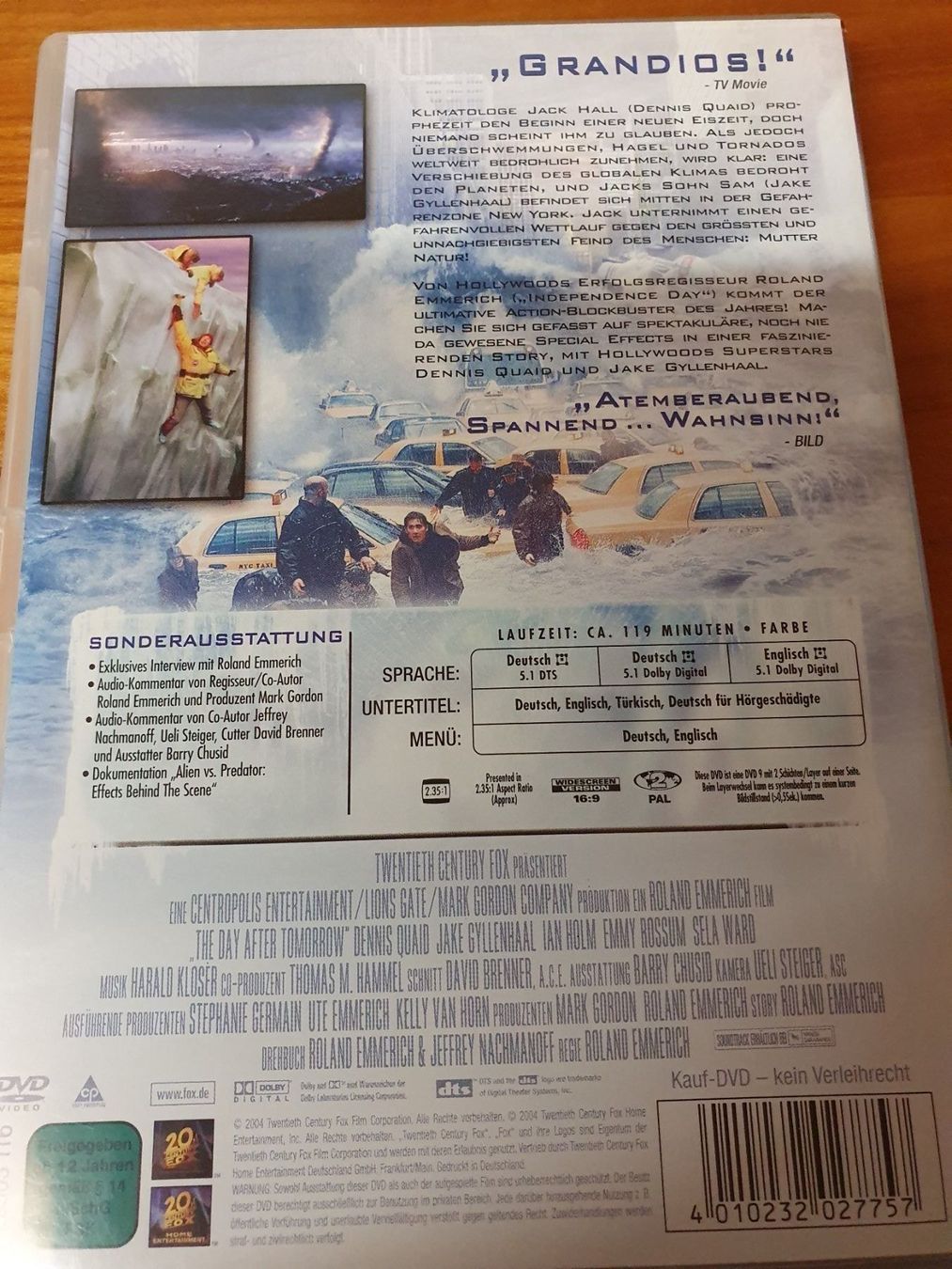 Tutti i DVDs: The Day after Tomorrow – Usato da Oberdorf BL venduto da BaldenEagle 1