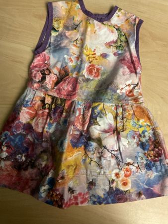 Blumen Sommerkleid Gr. 86 Mädchen Top Zustand!