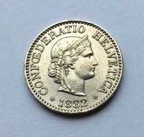 1882 10 Rappen -unz