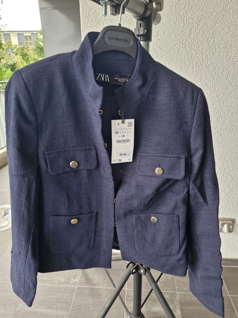 Zara Giacche: Zara Blazer dark blue - M – Nuovo e nell'imballaggio originale da Zug venduto da Bibibo