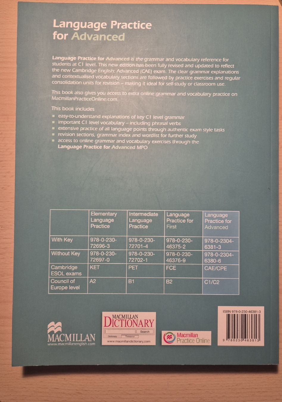 Bücher: Language Practice for Advanced,  Michael Vince, 4th editio  – Neu (gemäss Beschreibung) aus Zürich von yus_j692 3