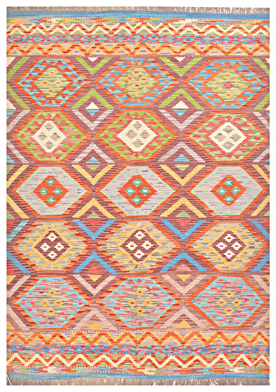 Kelim Tappeti: Oriente Kelim Teppich 170x240 Cm – Nuovo e nell'imballaggio originale da Lahore venduto da Fairways79 6