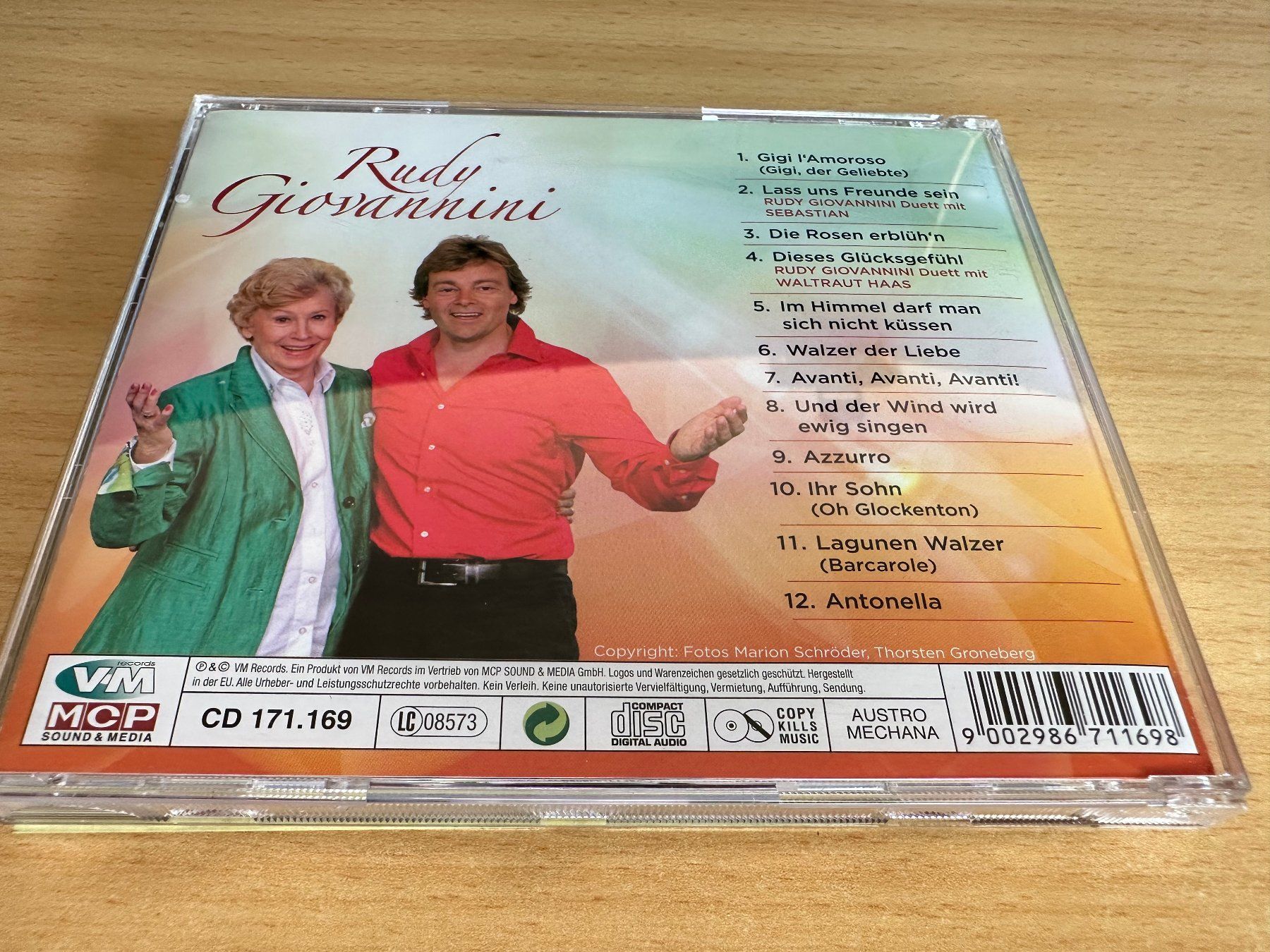 CD: Rudy Giovannini – Lass Uns Freunde Sein – Usato da Rikon im Tösstal venduto da Alpenmutz 1