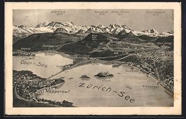 Rapperswil /SG, Ortsansicht mit Altendor