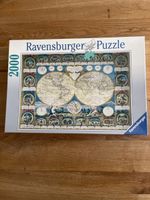 Ravensburger Puzzle Weltkarte 2000 Teile gebraucht