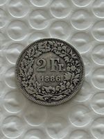 2 Franken 1886  Rar