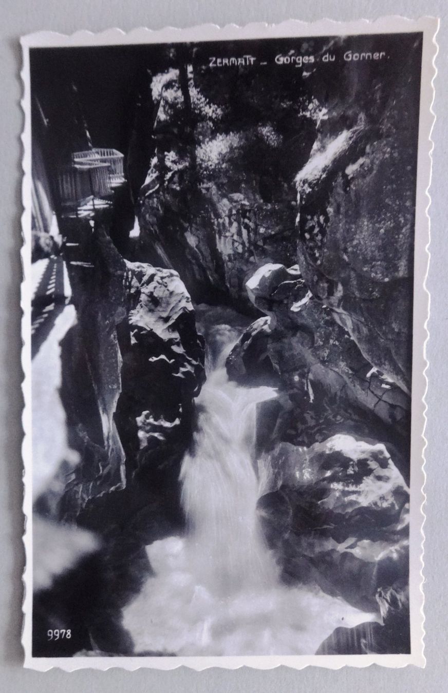 Cartoline postali: Zermatt - Gorges du Gorner – Usato da Fétigny venduto da Billy2miny
