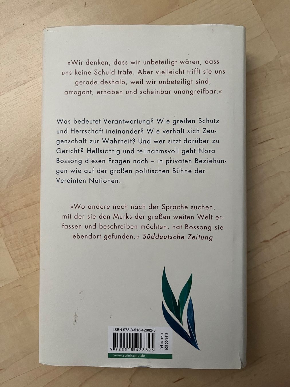 Libri: Schutzzone - Nora Bossong – Usato da Lenzburg venduto da eljare 1