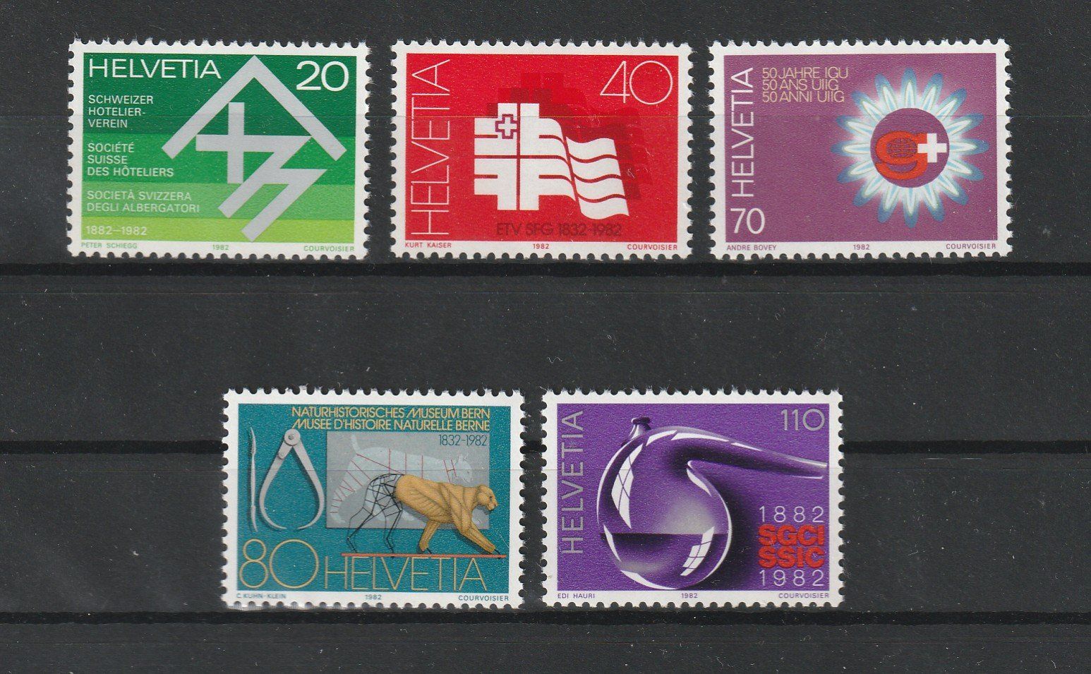 Tutti i francobolli: SUISSE 1982 Timbres de propagande II – Nuovo (secondo la descrizione) da Bussigny venduto da jacky1953