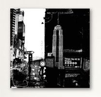 New York Urban Pop Art Kunst Bild City Black White Leinwand