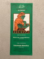 Konzertplakat Jose Feliciano 1976 Eulachhalle Winterthur